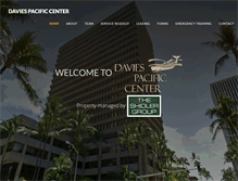 Tablet Screenshot of daviespacificcenter-hawaii.com